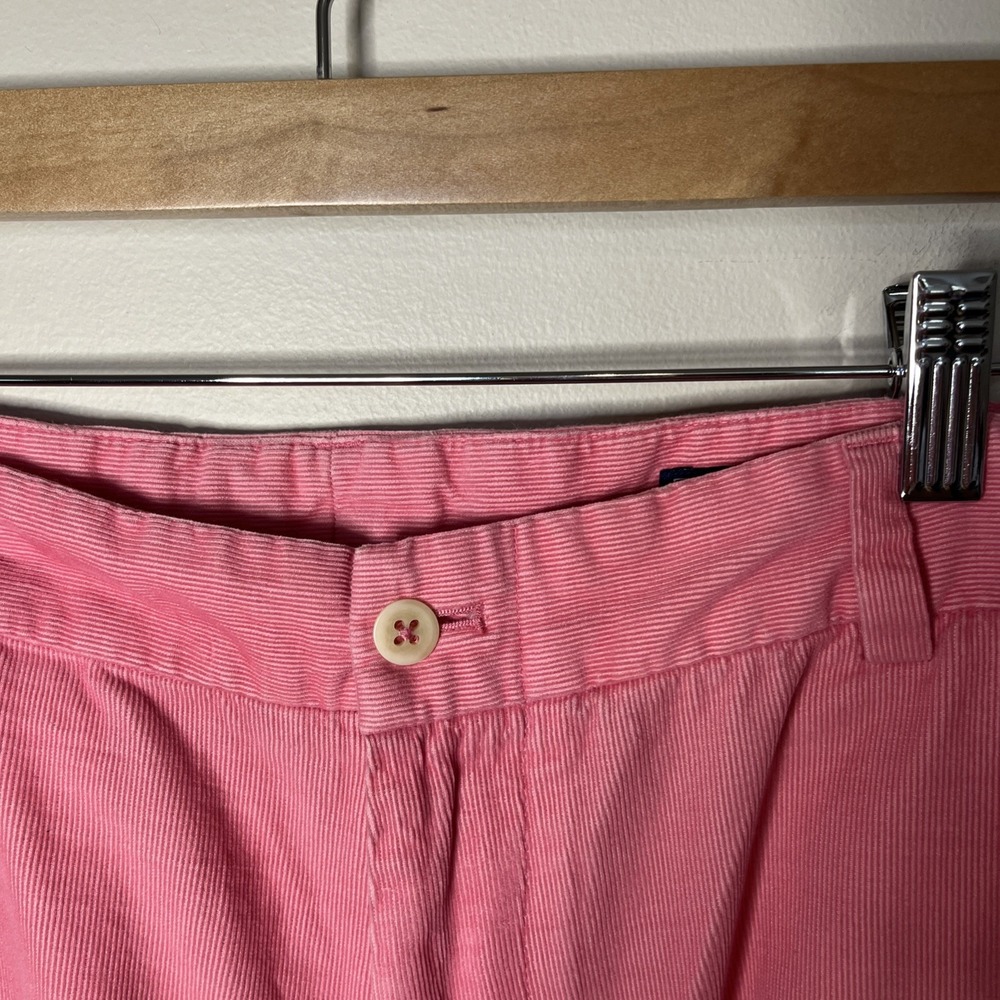 Vineyard Vines Men's 36 Ribbed Micro Corduroy Shorts Coral Pink - Picture 4 of 8